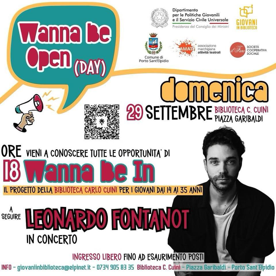 Wanna Be In OPEN DAY - concerto di Leonardo Fontanot