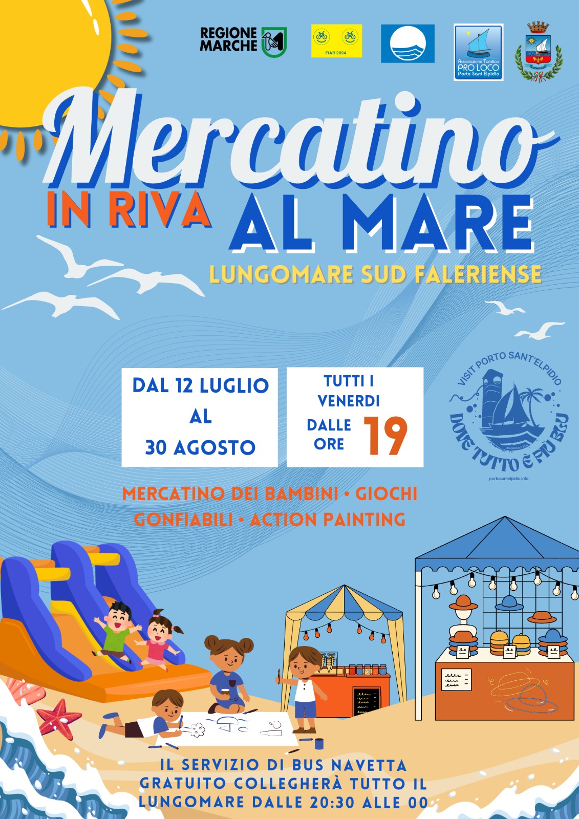 Mercatino in Riva al Mare