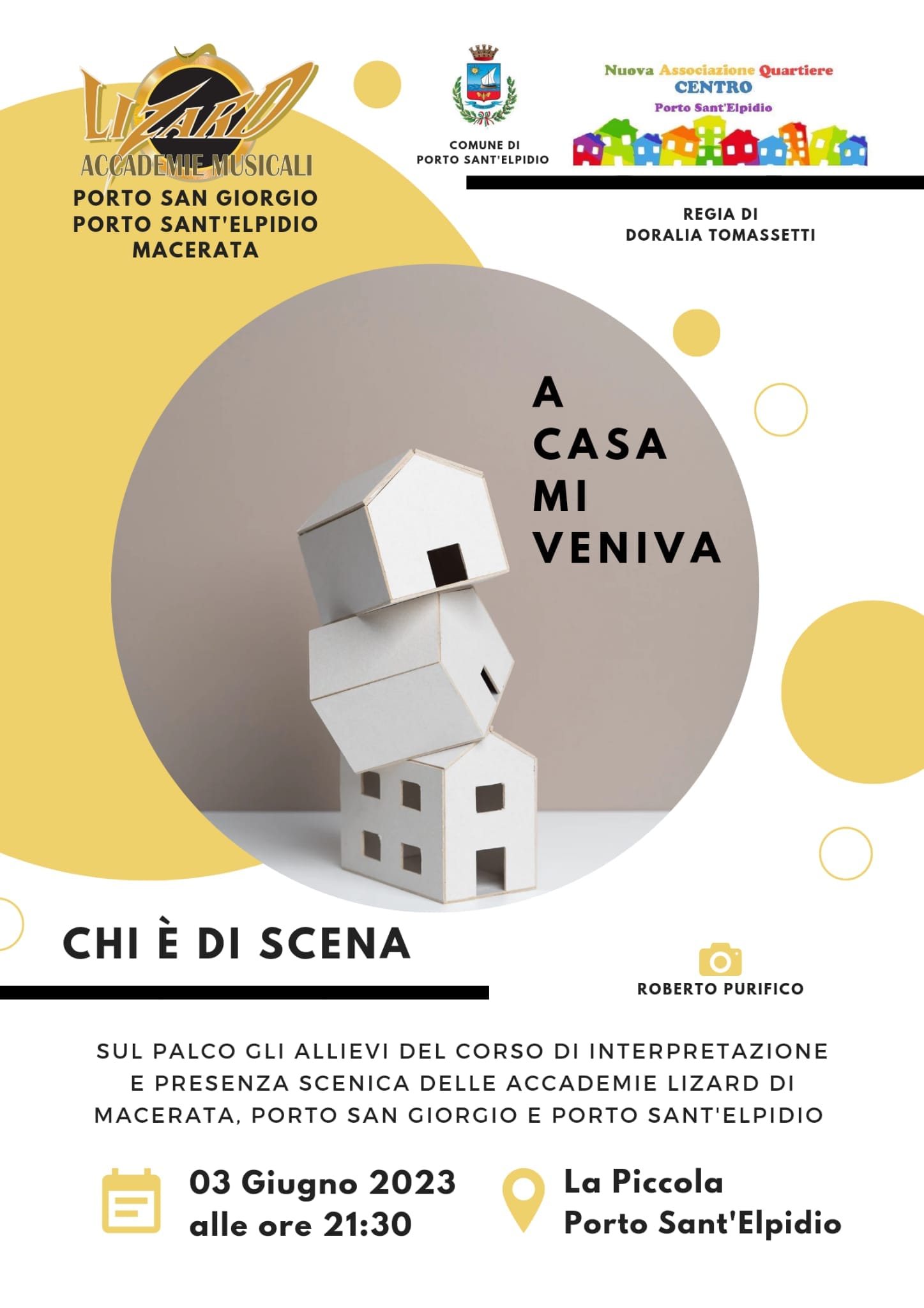 A casa mi veniva