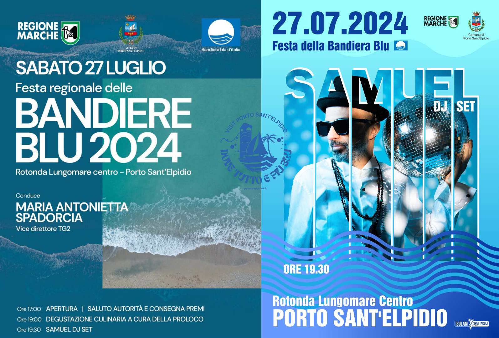 Festa regionale delle BANDIERE BLU e SAMUEL dj set