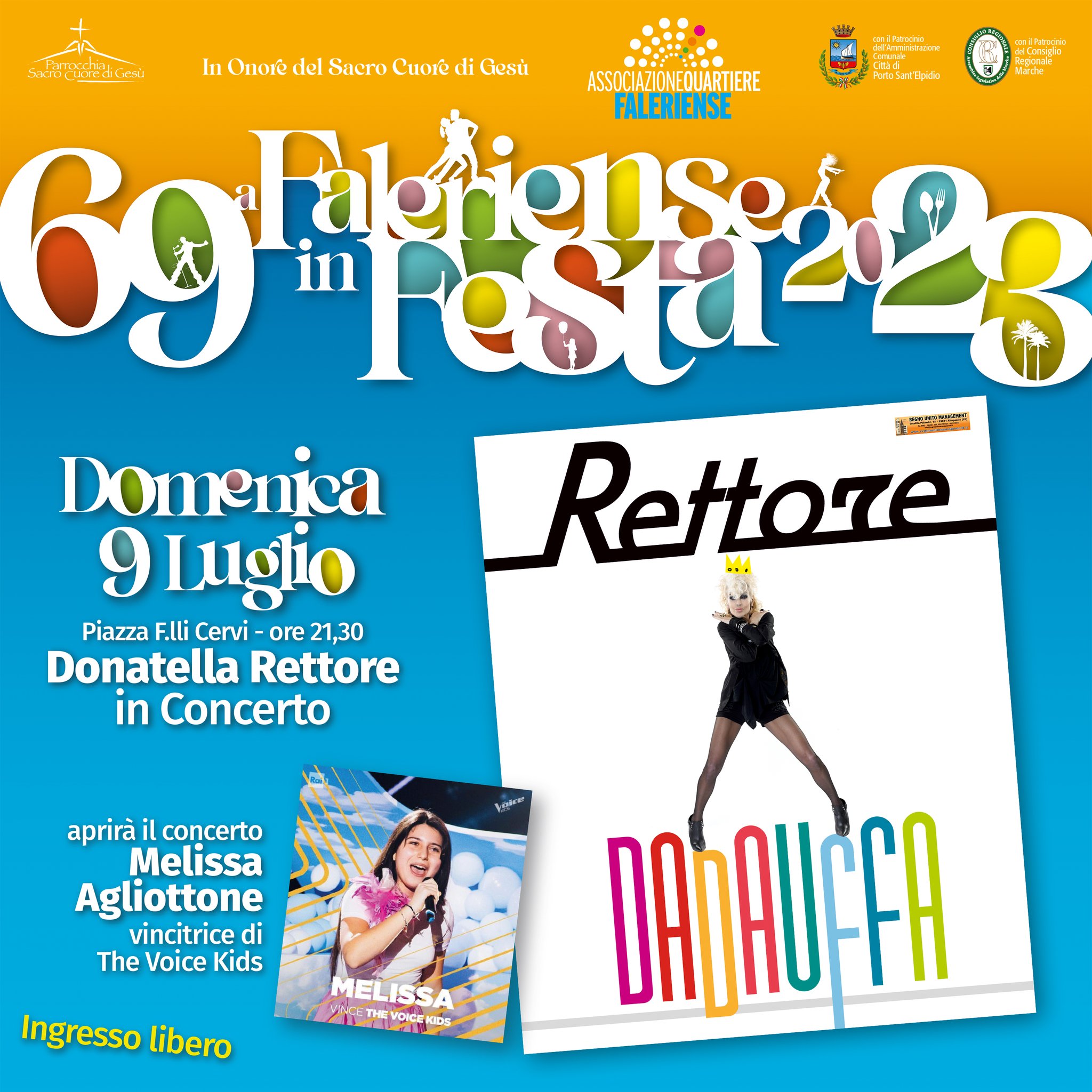 69° FALERIENSE IN FESTA - Donatella Rettore in concerto