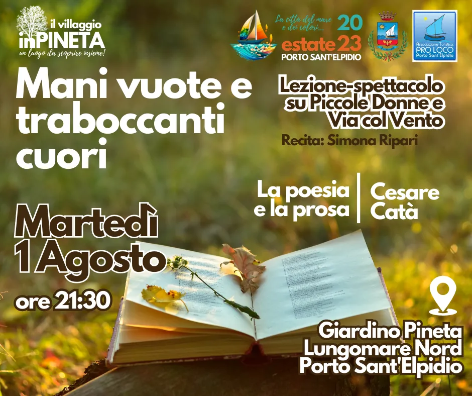 Lezione spettacolo di Cesare Catà su Piccole Donne e Via col Vento