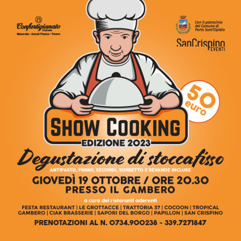 Cooking Show - Degustazione di stoccafisso
